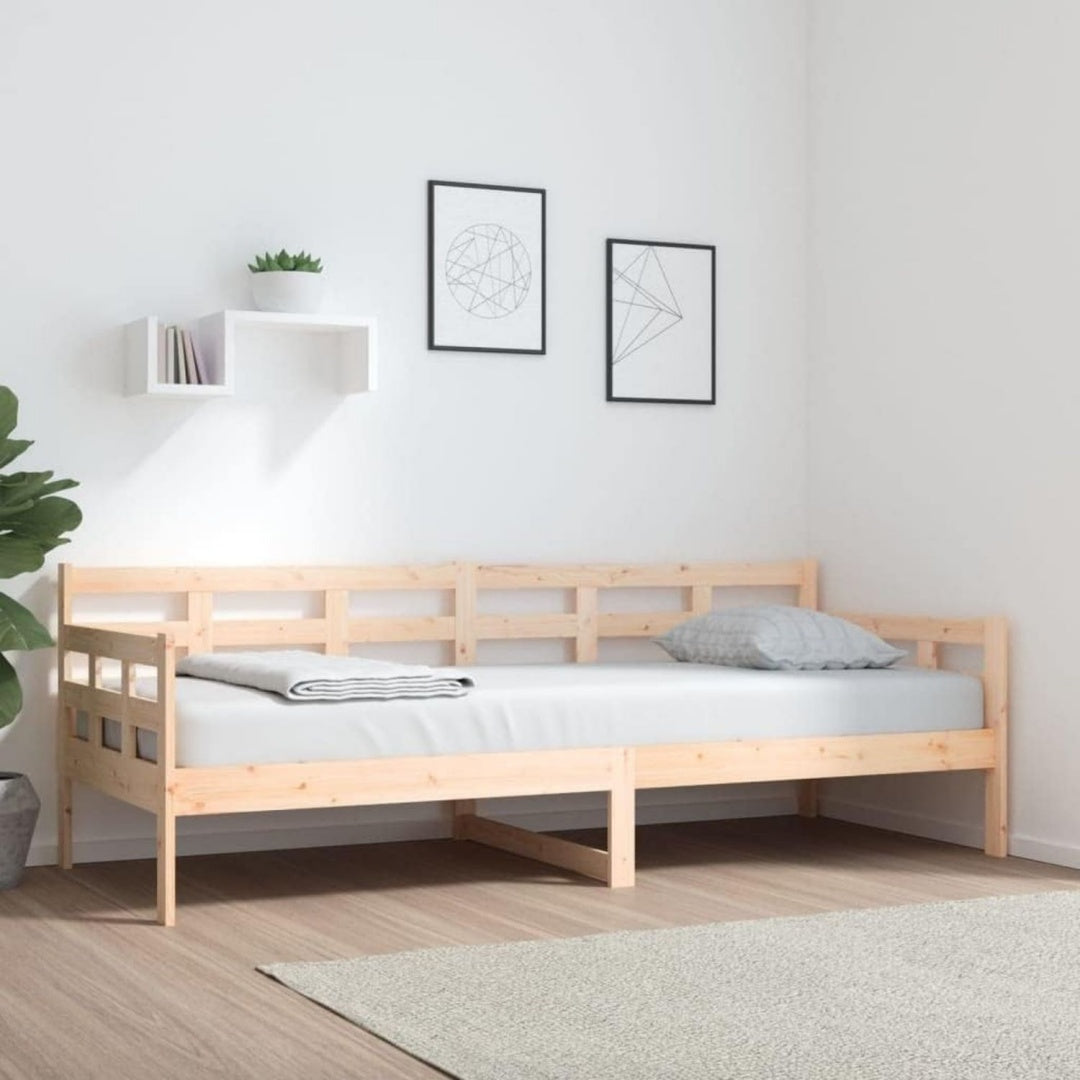 Ein Lattenrost an dem Bettgestell mit den Massen 80 x 200 cm
