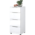 Sideboard aus Glas in Weiss