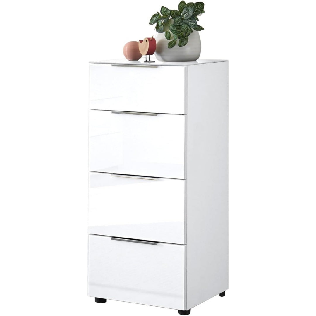 Sideboard aus Glas in Weiss