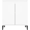Sideboard mit 2 Tueren, einem Metallgestell und Schubladen