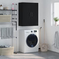 Wandschrank in Schwarz mit Wandmontage