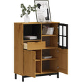 Sideboard mit Schubladen, Glastueren und offenen Ablagen