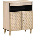 Sideboard in Naturbraun mit den Massen 60 x 33 x 75 cm