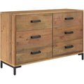 Sideboard mit einem Metallgestell und 6 Schubladen