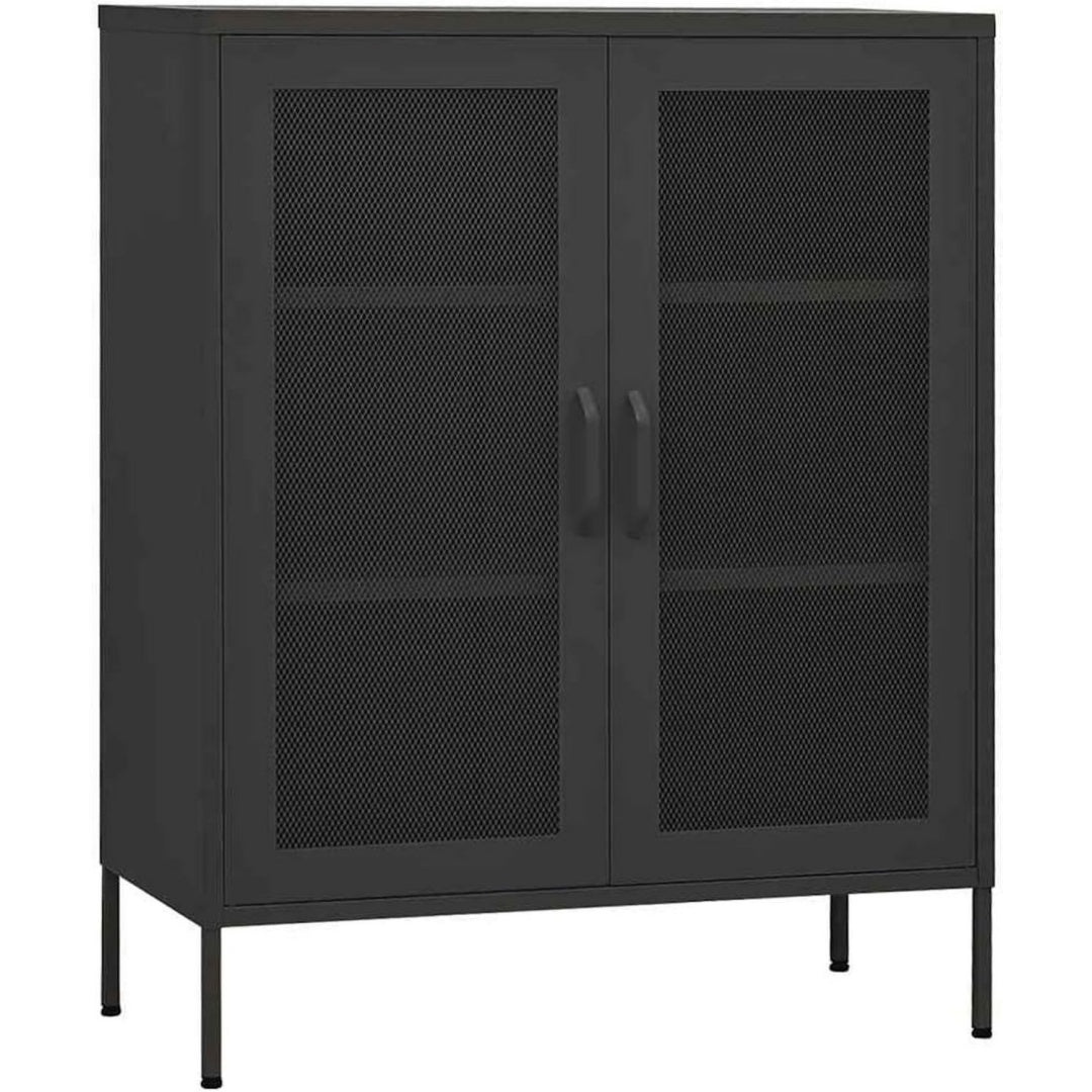 Geschlossener Stauraum an dem Sideboard mit den Massen 80 x 35 x 101.5 cm