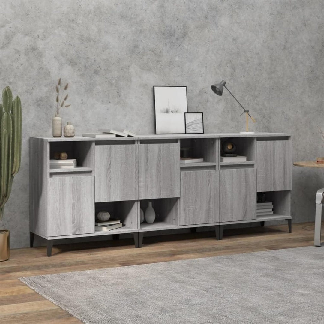 Geschlossener Stauraum an dem Sideboard aus Holzwerkstoff
