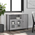 Sideboard aus Holzwerkstoff und Kunststoff in Eichenbraun und Grau
