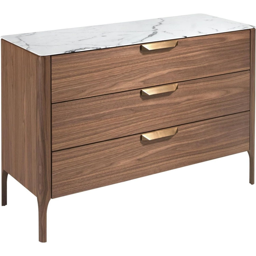 Das Sideboard vereint sanft schliessende Fronten mit Schubladen