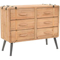Das Sideboard nimmt mit 91 x 35 x 73 cm Gestalt an