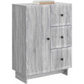 Geschlossener Stauraum und eine Drehfunktion an dem Sideboard